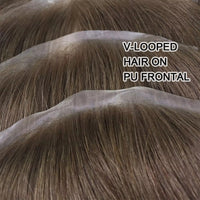 Straight Lace Front Human Hair Toupee for Men - Image 7