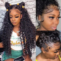 40" Wavy HD Lace Human Hair Wig for Women - Image 1