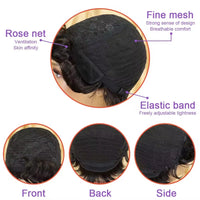 Short Pixie Cut Wig With Bangs Human Hair 180 Density For Women Machine Made Wig