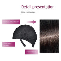 Bob Black Synthetic Wigs Straight Cosplay Short Daily Natural Looking Hair Wig with Bangs Heat Resistant Fiber for Women Afro