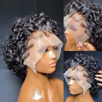 Curly Wavy Lace Front Human Hair Wig for Women - Image 5
