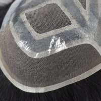 6" Lace Front Human Hair Toupee for Men - Image 11