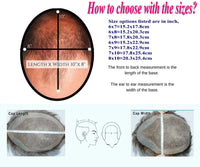 Curly Toupee Human Hair Toupee for Men - Image 18