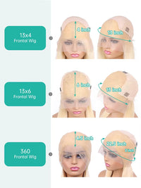 Blonde Straight HD Lace Human Hair Wig for Women - Image 6