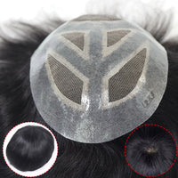 6" Lace Front Human Hair Toupee for Men - Image 12
