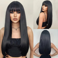 Wine Red Curly Synthetic Wig for Women - Image 3