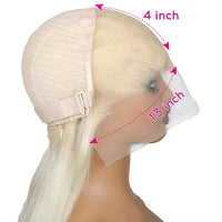 613 Blonde Body Wave Lace Frontal Wig 220% Density Brazilian Pre Plucked Human Hair 13x6 HD Transparent Lace Front Wigs