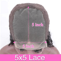 Preplucked Deep Wave Hd Lace Frontal Wig Curly Water Wave Brazilian Human Hair Wigs For Women