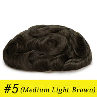 Toupee Human Hair Toupee for Men - Image 7