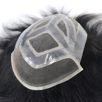 6" Lace Front Human Hair Toupee for Men - Image 13