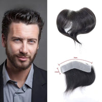 Straight Lace Front Human Hair Toupee for Men - Image 2