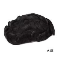 100% Remy Human Hair Wigs Swiss Lace PU Machine Man Toupee Clips in Human Hair System Natural Color