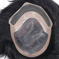 6" Lace Front Human Hair Toupee for Men - Image 5