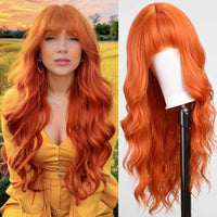 Wine Red Curly Synthetic Wig for Women - Image 5
