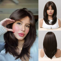 Blonde & Mixed Straight Synthetic Wig for Women - Image 1
