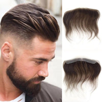 Straight Lace Front Human Hair Toupee for Men - Image 3