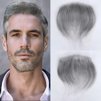 Straight Lace Front Human Hair Toupee for Men - Image 4