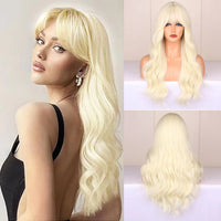 Wine Red Curly Synthetic Wig for Women - Image 6