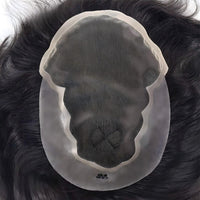 6" Lace Front Human Hair Toupee for Men - Image 7