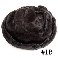 Toupee Human Hair Toupee for Men - Image 12
