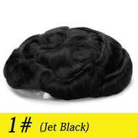 Toupee Human Hair Toupee for Men - Image 12