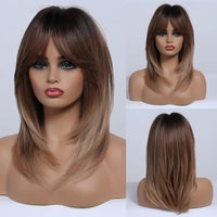 Blonde & Mixed Straight Synthetic Wig for Women - Image 6