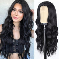 Wine Red Curly Synthetic Wig for Women - Image 8