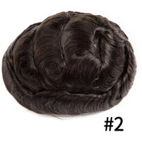 Toupee Human Hair Toupee for Men - Image 14