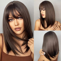 Blonde & Mixed Straight Synthetic Wig for Women - Image 7