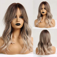 Blonde & Mixed Straight Synthetic Wig for Women - Image 8