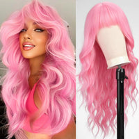 Wine Red Curly Synthetic Wig for Women - Image 10