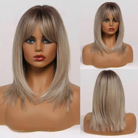 Blonde & Mixed Straight Synthetic Wig for Women - Image 9