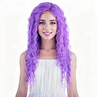 Blonde & Mixed Curly Wavy Synthetic Wig for Men - Image 11