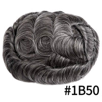 Toupee Human Hair Toupee for Men - Image 19