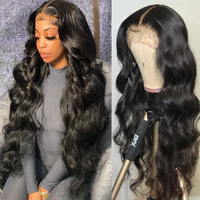 30" Wavy HD Lace Human Hair Wig for Women - Image 1
