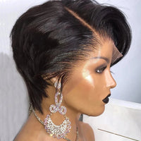 Straight Pixie Cut Human Hair Wig for Women - Image 2