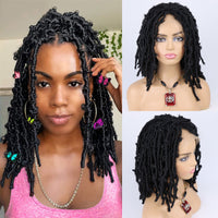 14" Braided Lace Front Synthetic Wig for Women - Image 1