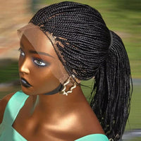 36" Synthetic Full Lace Knotless Box Braided Wigs