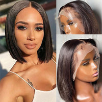 Straight Bob HD Lace Human Hair Wig for Women - Image 1