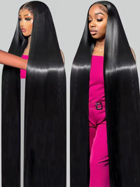 50" Straight HD Lace Human Hair Wig for Women - Image 2