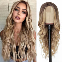 26" Curly Wavy Synthetic Wig for Women - Image 1