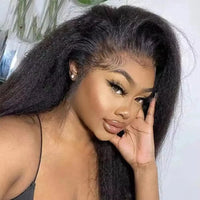 Curly Straight HD Lace Human Hair Wig for Women - Image 1