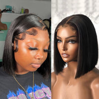 Straight Bob HD Lace Human Hair Wig for Women - Image 1
