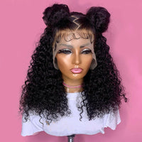 Curly Bob HD Lace Human Hair Wig for Women - Image 1