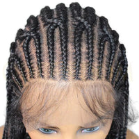 36inch Synthetic Full Lace Cornrow Braided Wigs
