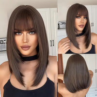 Blonde & Mixed Straight Synthetic Wig for Women - Image 12