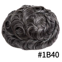 Toupee Human Hair Toupee for Men - Image 21