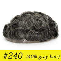 Toupee Human Hair Toupee for Men - Image 21