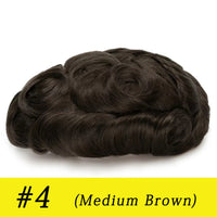Toupee Human Hair Toupee for Men - Image 22