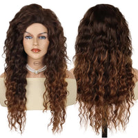 Blonde & Mixed Curly Wavy Synthetic Wig for Men - Image 17